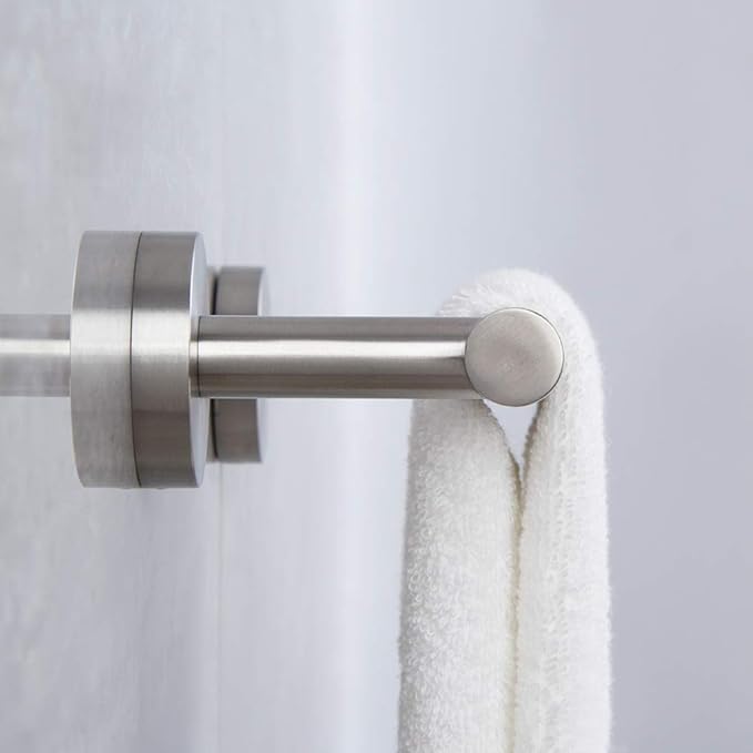 9-Inch Hand Towel Bar SUS304 Stainless Steel Bathroom Towel Holder Kitchen Dish Cloth Hanger RUSTPROOF Wall Mount Brushed Finish