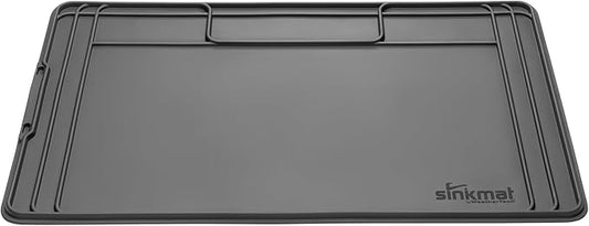WeatherTech SinkMat – Waterproof Under Sink Liner Mat for Kitchen Bathroom – 28” x 19” Inches - Durable, Flexible Tray – Home undersink Organizer Must Haves, Black