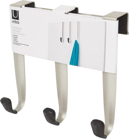 Umbra Schnook Over-the-Door Hook, 3-Hook