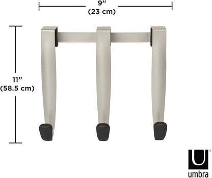 Umbra Schnook Over-the-Door Hook, 3-Hook