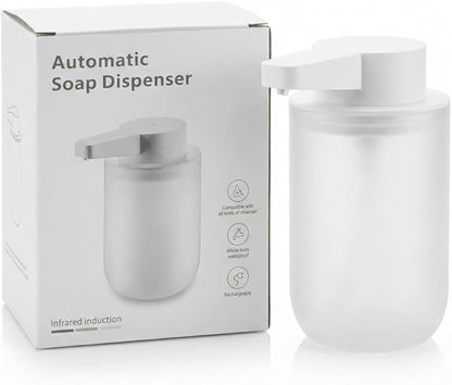 Automatic Liquid Soap Dispenser, Touchless Sensor, ABS Plastic, Type-C Rechargeable, 300ml Capacity for Bathroom & Kitchen