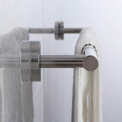 Polished Stainless Steel 30-Inch Towel Bar Towel Rack Wall Mounted Towel Rail Towel Rod for Bathroom Modern Style