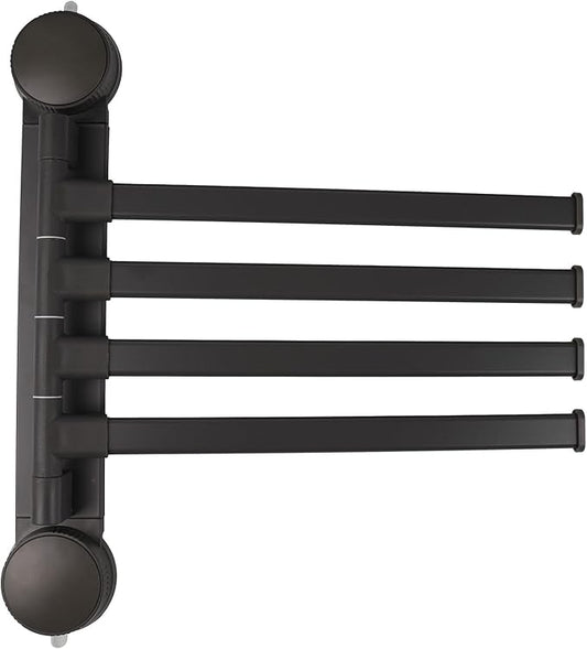 Towel Rack Suction Cup Clothes Drying Rack - Foldable Wall-Mounted Laundry Hanger for Bathroom, Balcony, Kitchen - Space-Saving, No Drilling, Sturdy(Grey)