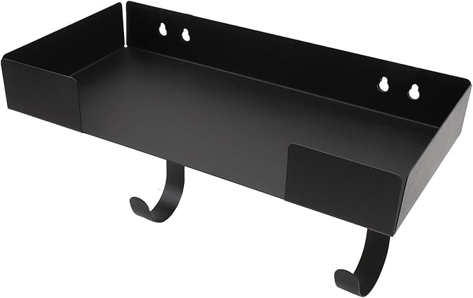 Ironing Board Hanger Wall Mount Heavy Duty Space Saving Laundry Room Organizer for T Y Shaped Ironing Boards Carbon Steel Black 32 x 15.75 x 4.57 cm
