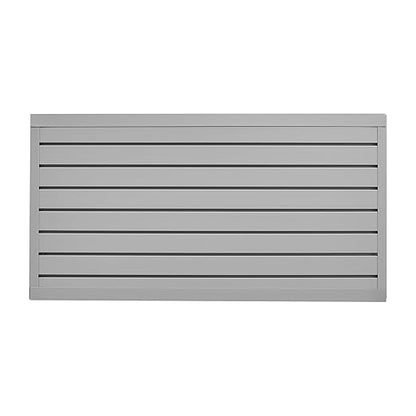 VEVOR Slat Wall Paneling, 2 x 4 ft, PVC Garage Slatwall with Modular Design, Grey Slat Wall Easy-to-Install Adjustable Slatwall Panel with Coupling Structure & DIY Cutting, Fits for Storage & Display