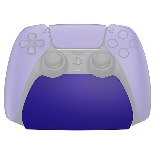 PlayVital Controller Display Stand for ps5, Gamepad Accessories Desk Holder for ps5 Controller with Rubber Pads - Galactic Purple