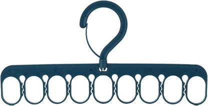 Clothes Drying Rack 8 Clips 9 Rings Space Saving Laundry Drying Racks Windproof Socks And Underwear Hanger Hanger For Socks And Underwear Clip And Drip Hanger Clothes Hanger Hanging Drying Rack, Gray