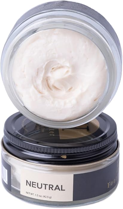 FootFitter Shoe Polish Cream with Carnauba Wax, Restores Leather, Adds Shine & Color to Boots & Shoes (Made in USA) Two Pack
