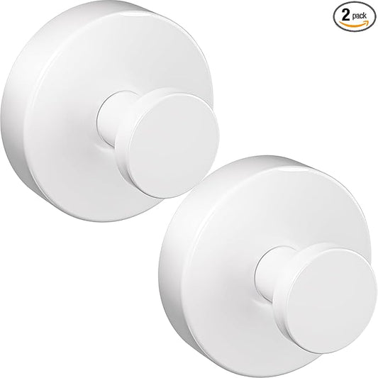 luckin smile Suction Cup Hooks for Shower, No-Drill Removable Towel Hook for Bathrooms, Shower Hooks, Suitable for Bathrooms, Kitchens, Windows, Glass, Powerful Suction Cup Hook