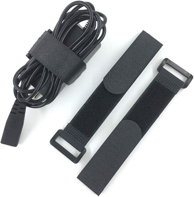 Fastening Hook and Loop Cable Straps,10Pack Black Self-Adhesive Cable Ties,Nylon Securing Straps with Buckles,Adjustable and Reusable Cinch Straps for Cords Organized and Tidy(1" x 12")