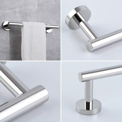 12-Inch Towel Bar SUS 304 Stainless Steel Towel Rack Wall Mounted Towel Rail Towel Rod for Bathroom Modern Style Polished Finish