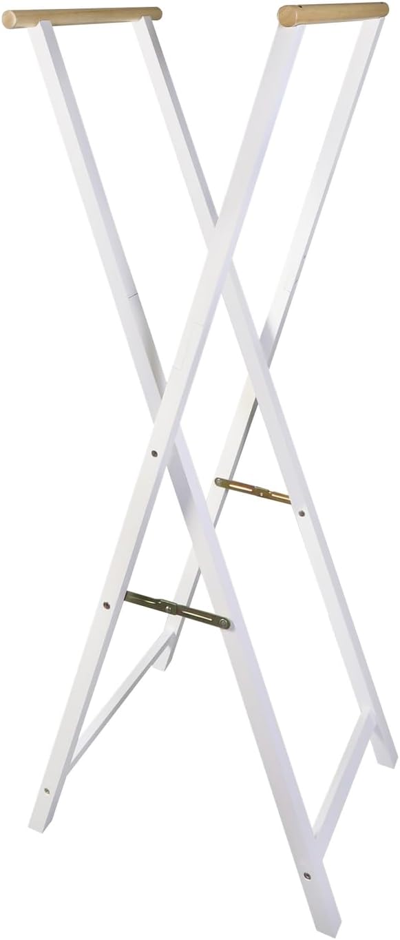 Casual Home Solid Wood Folding Clothing Garment Laundry Drying Rack, 20.5" W x 23" D x 60" H