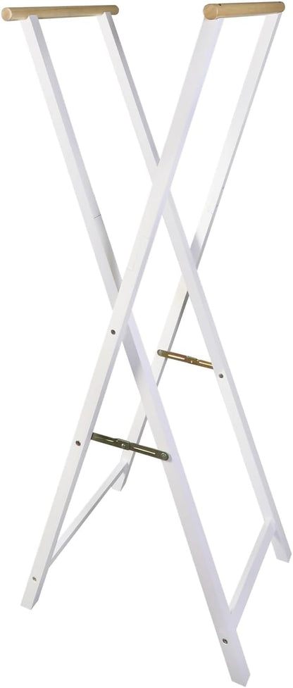 Casual Home Solid Wood Folding Clothing Garment Laundry Drying Rack, 20.5" W x 23" D x 60" H