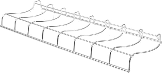 PRETYZOOM Single Layer Kitchen Dishes Drying Rack, 8 Capacity Kitchen Counter Dishrack for Accommodating Dishes, Space Saving Organizer Rack