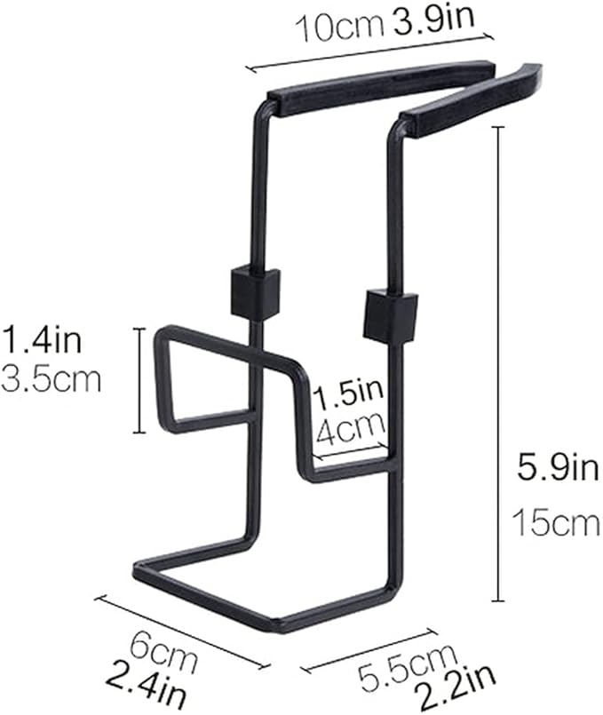 Achoulei Sink Caddy Sink Sponge Holder - Faucet Rack Shower Tray - Kitchen and Bathroom Metal Organizer Hanging Fix Around Faucet