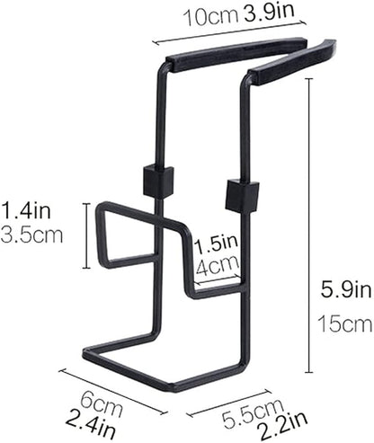 Achoulei Sink Caddy Sink Sponge Holder - Faucet Rack Shower Tray - Kitchen and Bathroom Metal Organizer Hanging Fix Around Faucet