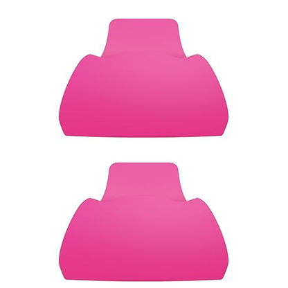 PlayVital 2 Pack Controller Display Stand for ps5, Gamepad Stand Desk Holder for ps5 Controller Accessories with Rubber Pads, Nova Pink