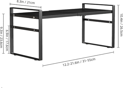 Expandable Cabinet Shelf Organizer Riser for Kitchen Pantry Cupboard Under Sink Countertop,kitchen cabinet shelf