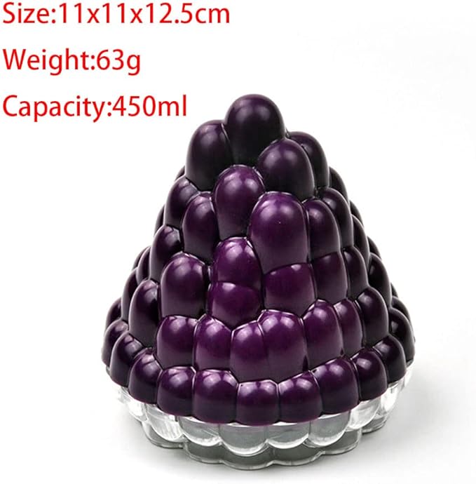 Tiydiygo Fresh Food Savers Avocado Lemon Tomatoes Pepper Onion Garlic Shape Crisper Containers,Vegetable Fruits Storage Keeper Sealing Box Bowls for Refrigerators (Clear(9PCS)TG1122281209 One Size