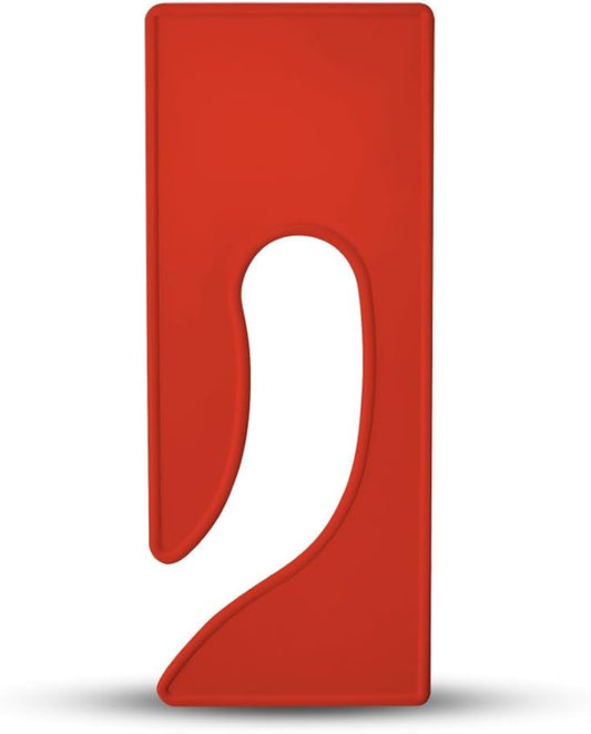 Blank King Rectangle Dividers and Quantities (25, Red)