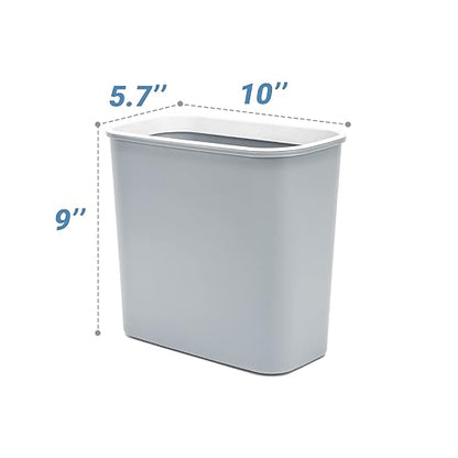 Skyflame Magnetic Hanging Trash Can, 2.1 Gallon Plastic Garbage Container, Multi-Function Grill Hanging BBQ Utensils Organizer Holder, Use for Kitchen/Bedroom/Bathroom/Camping/Grills
