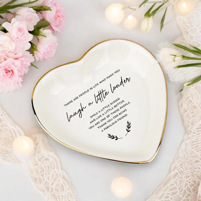 HatafaFurni Sympathy Gift, Heart Ring Dish, Jewelry Dish, Jewelry Storage, Trinket Storage, Memorial Gift, In Loving Memory, Memorial Keepsake, Loss of Loved One, Something Beautiful Remains…