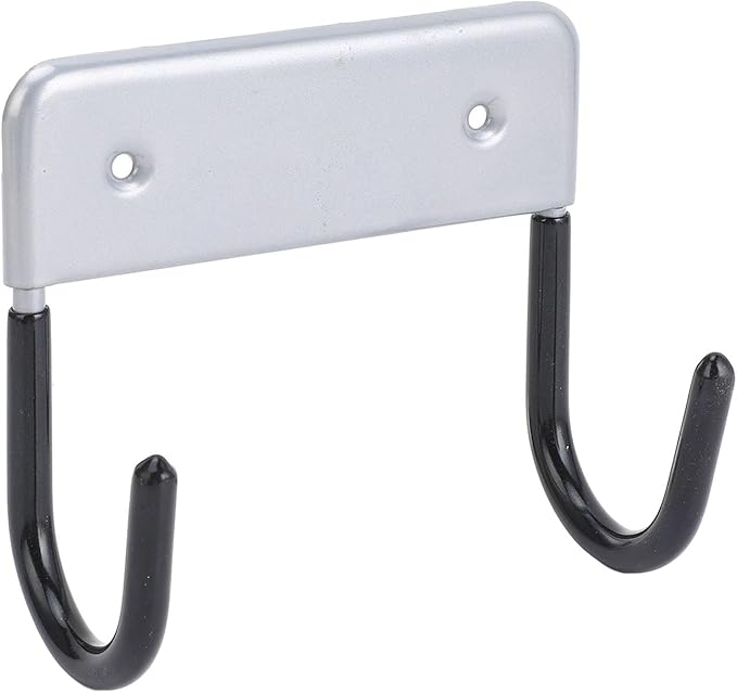 Ironing Board Holder Wall Mount, Iron Metal Ironing Board Hanger, Space Saving Iron Board Hook Wall Mount for Laundry Room Organization and Storage (Silver Gray)