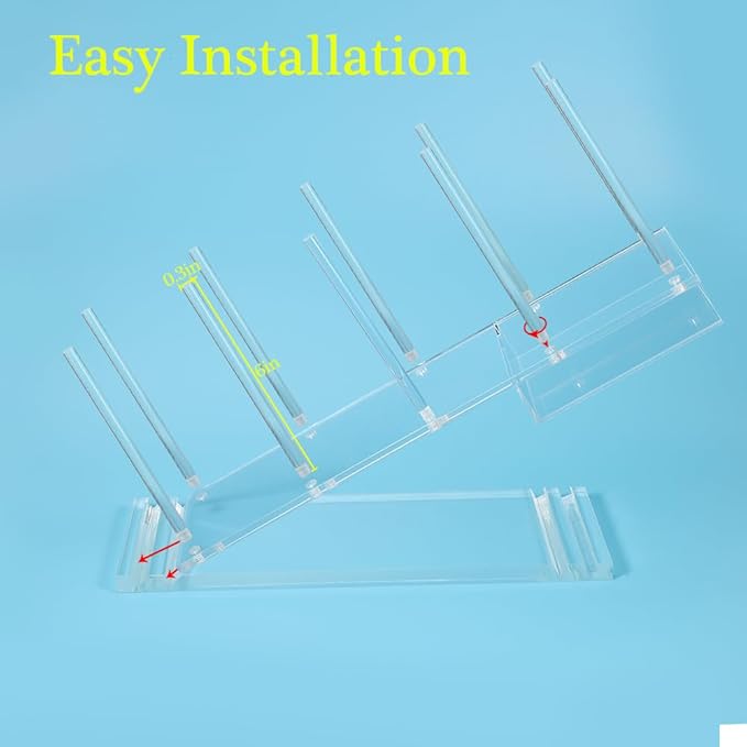 Disposable Cups Holder, Large Acrylic Coffee Bar Organizer for 18oz, 20oz, 24oz Disposable Paper & Plastic Cups Holder Stand On Home Countertop Store Office Coffee Station(Type B)