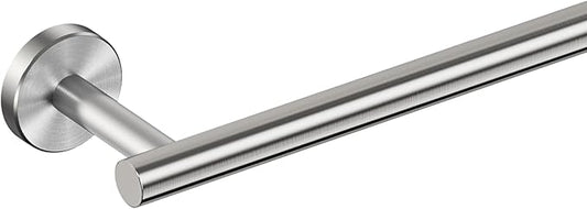 FORIOUS Towel Racks for Bathroom Wall Mounted, Stainless Steel Bathroom Towel Rack 24 Inch, Includes Wall Mounting Hardware (Brushed Nickel, Total Length 26-Inch)
