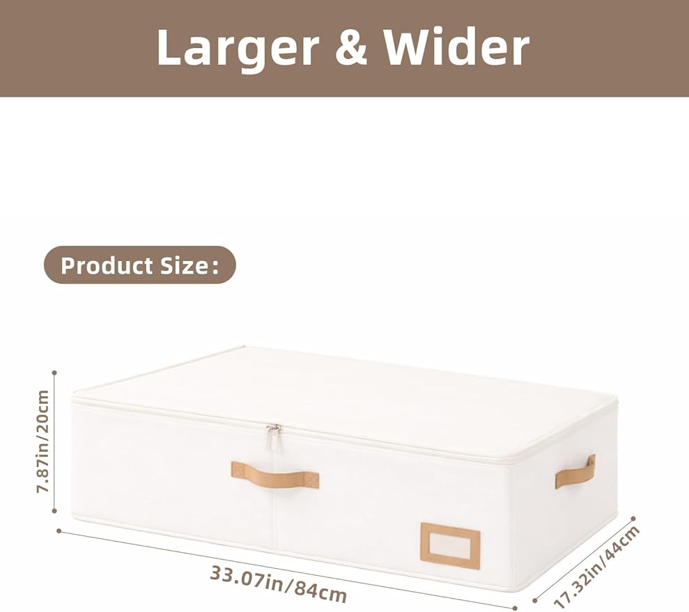 Coorganisers Wedding Dress Storage Box, Large Wedding Dress Preservation Box with 5 Cedar Wood Blocks, 30 Sheets of Acid-Free Tissue Paper, Microfiber Gloves, and Dust-Proof Bag-Beige Color