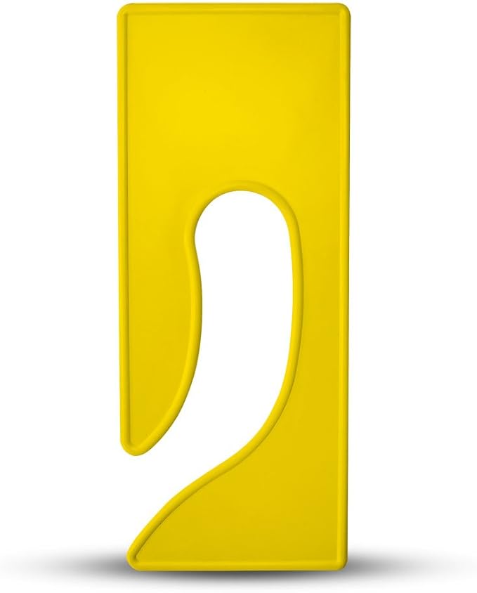 Blank King Rectangle Dividers and Quantities (200, Yellow)
