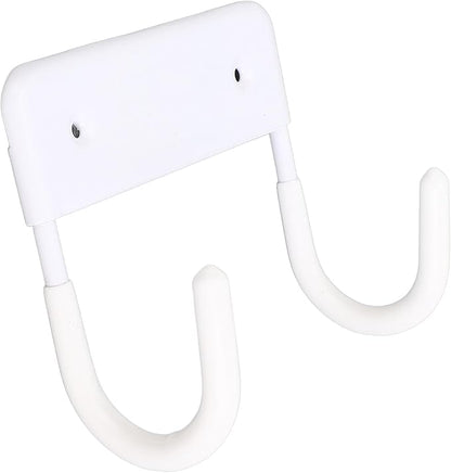 Ironing Board Holder Wall Mount, Iron Metal Ironing Board Hanger, Space Saving Iron Board Hook Wall Mount for Laundry Room Organization and Storage (Milky White)