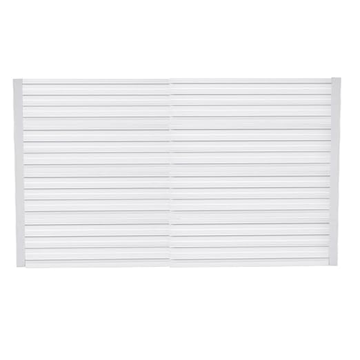 8x4FT Slat Wall Paneling Slatwalls Panel Wall Heavy Duty Industrial PVC Panels Garage Storage System for Easy Install Garage Organization Sturdy Walls Slats for Home & Bike Rack Storage