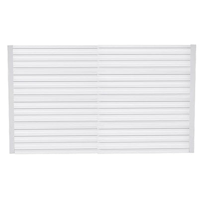 8x4FT Slat Wall Paneling Slatwalls Panel Wall Heavy Duty Industrial PVC Panels Garage Storage System for Easy Install Garage Organization Sturdy Walls Slats for Home & Bike Rack Storage