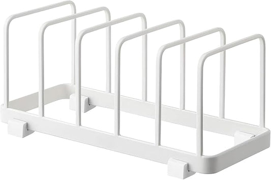 Fourmor- Home Accented Storage Rack-Kitchen Holder Stand - Diversified Euro Kitchen Organizer for Plates, Cutting Boards, Bakeware, Pots & Pans, Serving Trays, Reusable Containers, and Lids