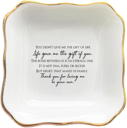 BAT TRANG Ceramic Jewelry Tray, Mother Of The Groom Gifts From Bride, Mom Ring Dish, To Mom From Bride, Mother Of Groom Gift, Mother In Law Gifts, Stepmother Gifts From Daughter