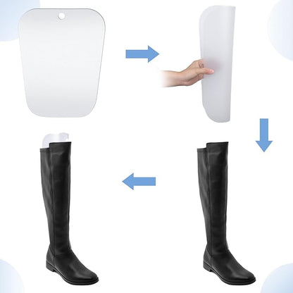 8 Packs Boot Shaper Shape Inserts Tall Boot Support for Women and Men