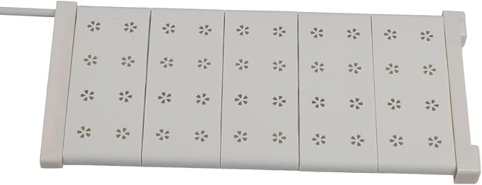 Closet Tension Shelf, Carbon Steel No Drill Adjustable Expandable Closet Storage Rack Organizer DIY Divider Separator for Cabinet