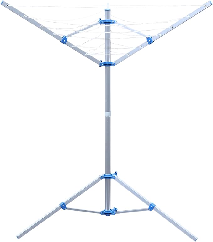 Clothes Line Outdoors Clothes Drying Rack Umbrella Drying Racks Folding Clotheslines for Outside Adjustable Clotheslines Rack for Indoor Balcony Laundry Room