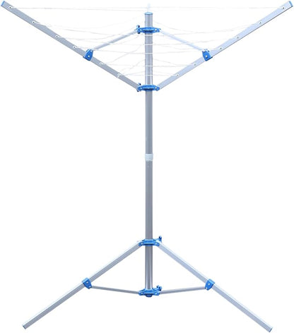 Clothes Line Outdoors Clothes Drying Rack Umbrella Drying Racks Folding Clotheslines for Outside Adjustable Clotheslines Rack for Indoor Balcony Laundry Room