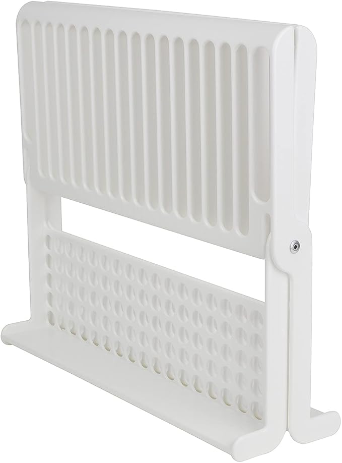Hutzler Folding Dish Rack, White