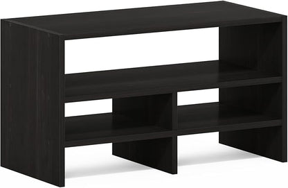 Furinno Hermite Desk Top Organizing Shelf Bookcase, Espresso