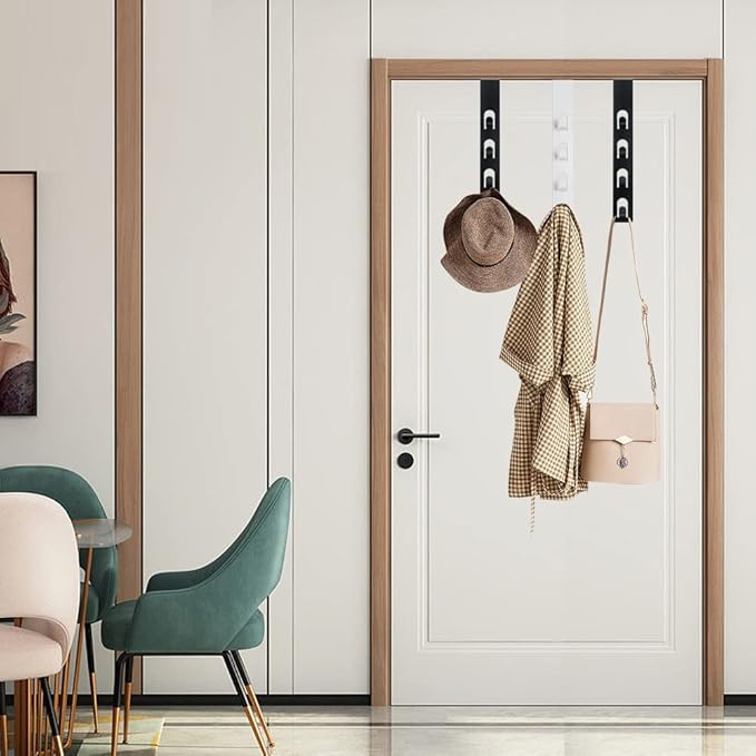 JAMEND CLXP 4 Layers Metal Hats Hanger, 1 PCS Strong Vertical Coat Hook, Bag Rack for Hanging Bags Jams Scarf Keys and More.