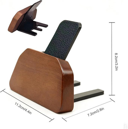 Solid wood gamepad stand, game equipment, controller stand, suitable for Xbox, PS4, PS5, is a good helper for organizing gamepads on the desk, and also the best gift for your son, husband, boyfriend