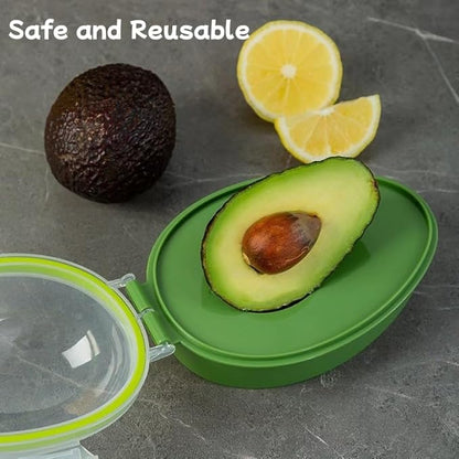 Nicerice Avocado Saver,Avocado Keeper,Avocado Fresh Saver for Fridge,Portable and Reusable Avocados Storage, Crisper to Keep Your Avocados Fresh for Days (1)