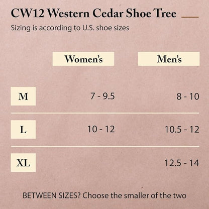 FootFitter Western Cedar Boot Tree - Shoe Trees for Western Cowboy Style Men & Women Boots, Made From USA Grown Wood (2 PACK)
