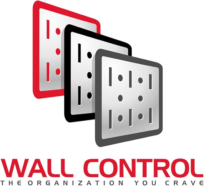 Wall Control Shelf 9in Deep Pegboard Shelf Assembly Pegboard and Slotted Tool Board - White