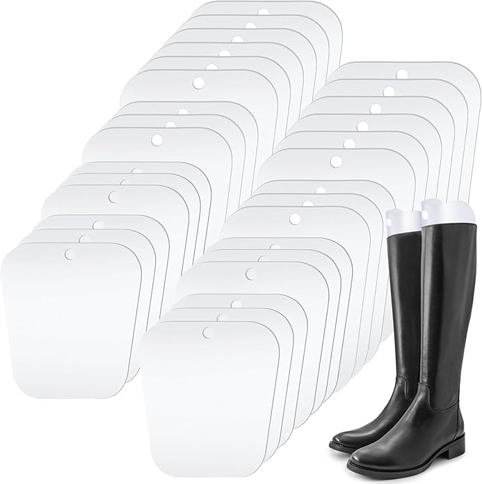 16 Pcs (8 Pairs) Boot Shaper Form Inserts Foam Boot Tall Inserts Support for Women Men, 12'', 14'', 16''