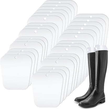 16 Pcs (8 Pairs) Boot Shaper Form Inserts Foam Boot Tall Inserts Support for Women Men, 12'', 14'', 16''