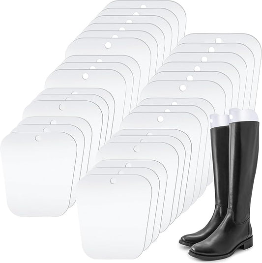 16 Pcs (8 Pairs) Boot Shaper Form Inserts Foam Boot Tall Inserts Support for Women Men, 12'', 14'', 16''